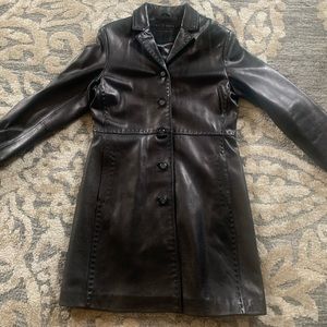 Reilly Olmes collection leather coat